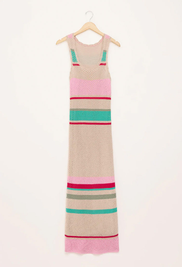 Ibiza Stripe Sweater Dress