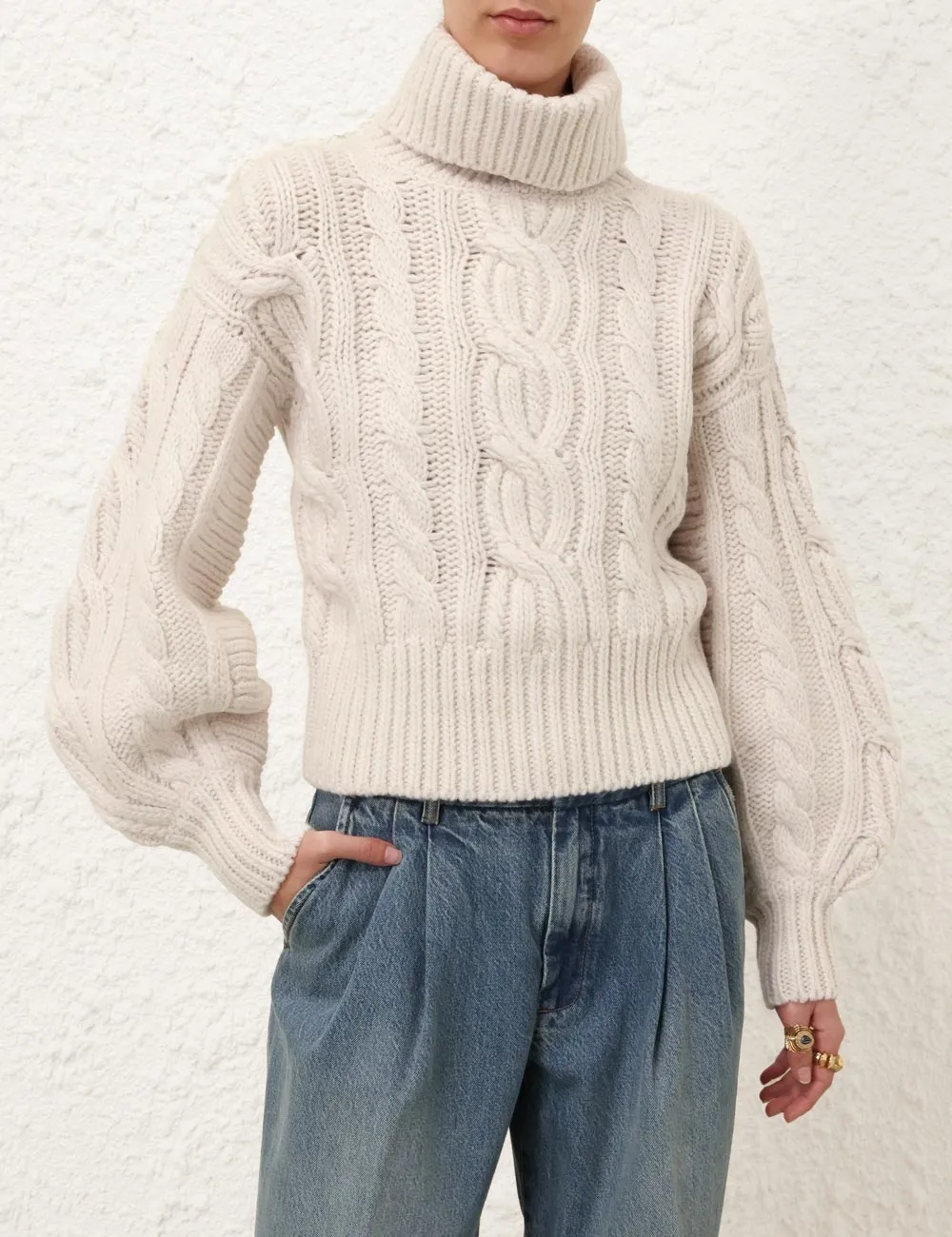 Illustration Cable Sweater