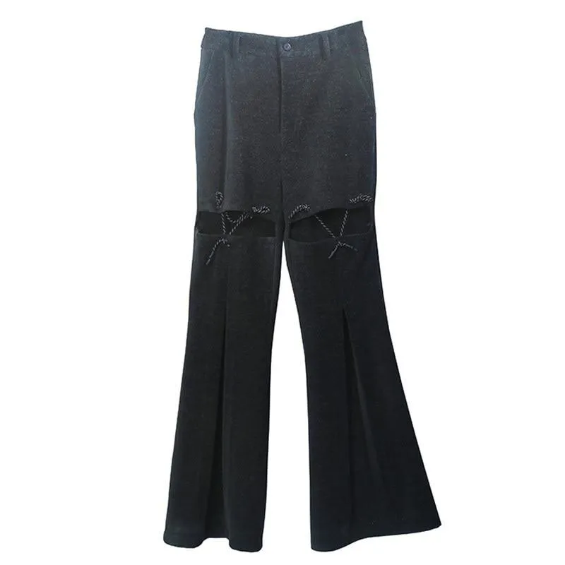 Jiro Hollow Out High Waist Pants