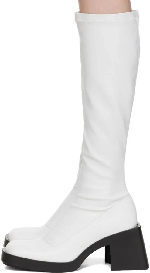 Justine Clenquet White Chloë Boots