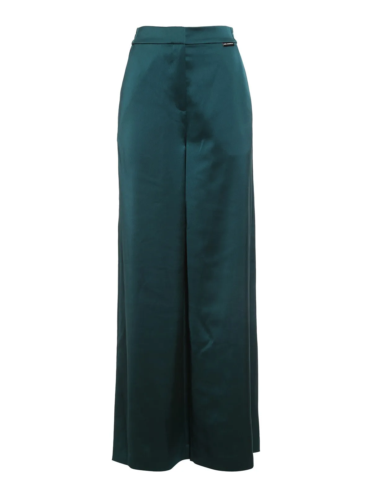 Karl Lagerfeld Satin Wide-Leg Pants