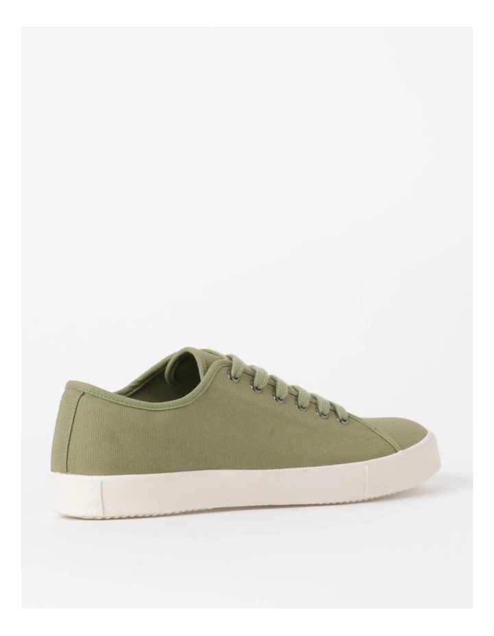 Kenji Lance Canvas Sneaker in Khaki