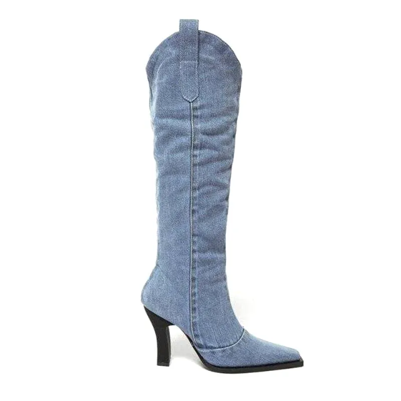 Knee High Western Cowboy Boots