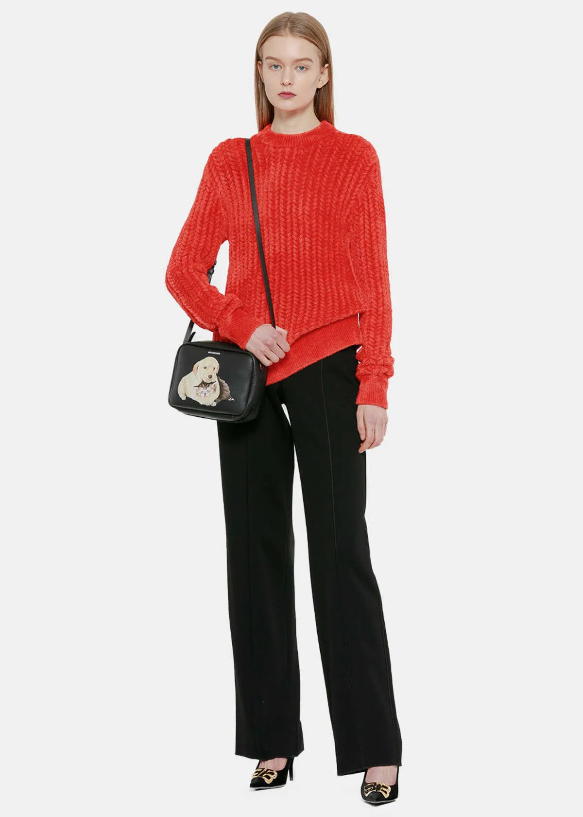 Knit Sweater - Red