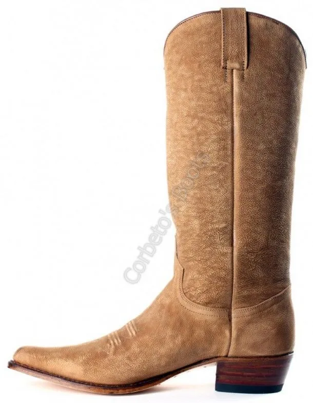 Ladies Sendra Boots beige cow leather cowboy boots