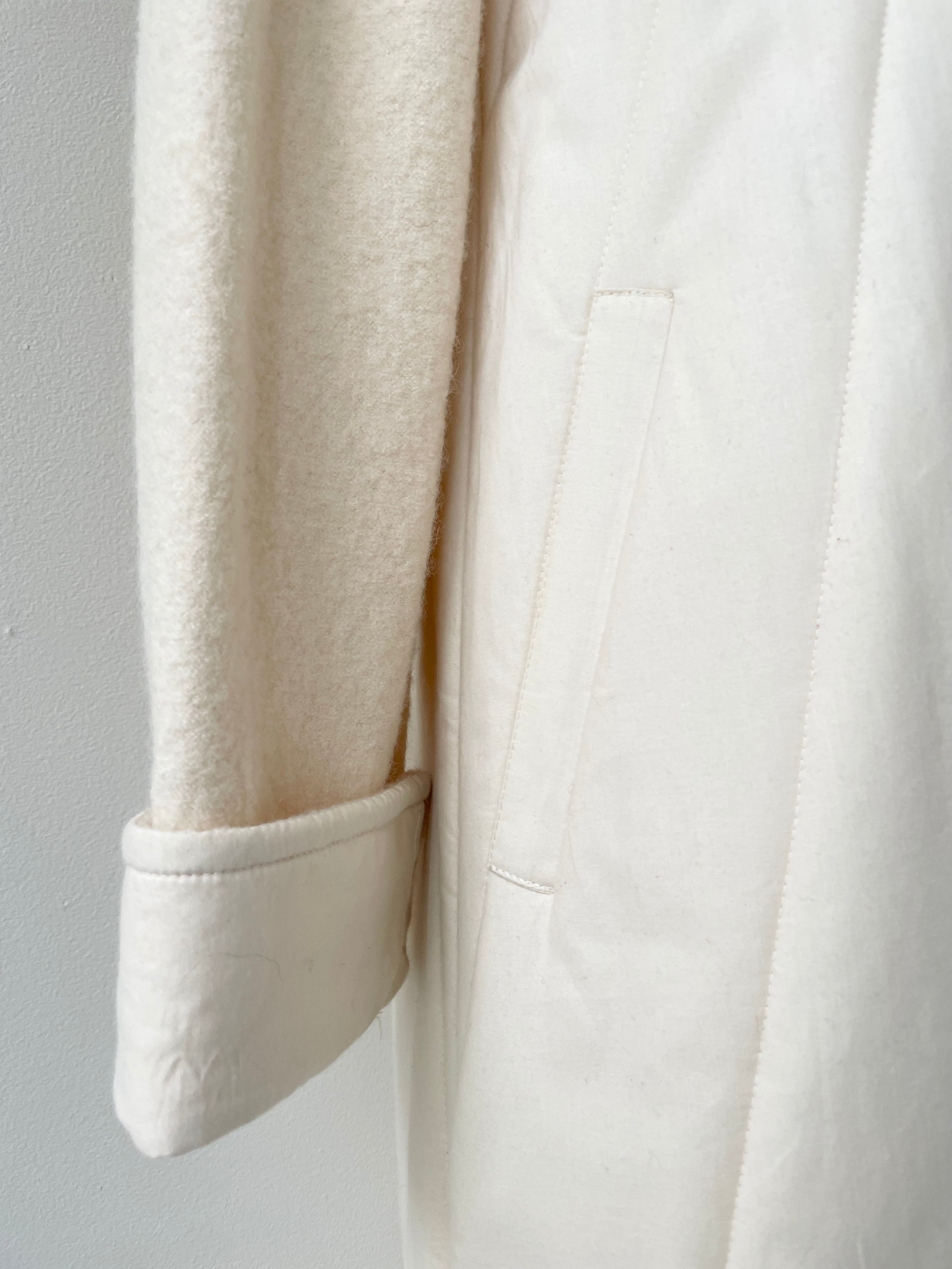 Laraaji Quilted Cotton & Wool Coat