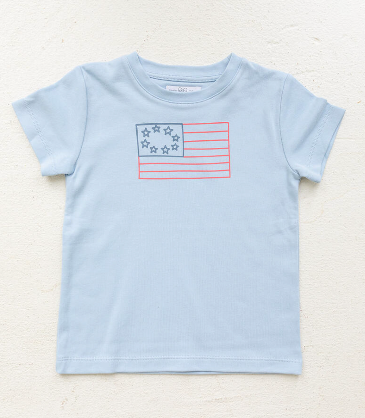 Little Paper Boat - Flag Short Sleeve Tee