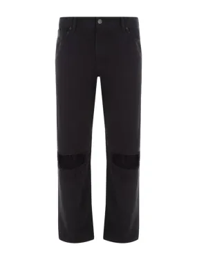 LOOSE FIT BUCKLE PANTS IN BLACK