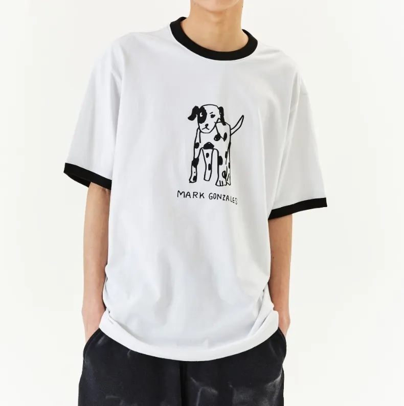 Mark Gonzales  |[MARK GONZALES]★MG PUP RINGER T-SHIRT