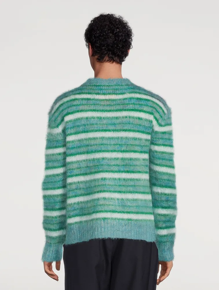 MARNI Mohair-Blend Striped Sweater