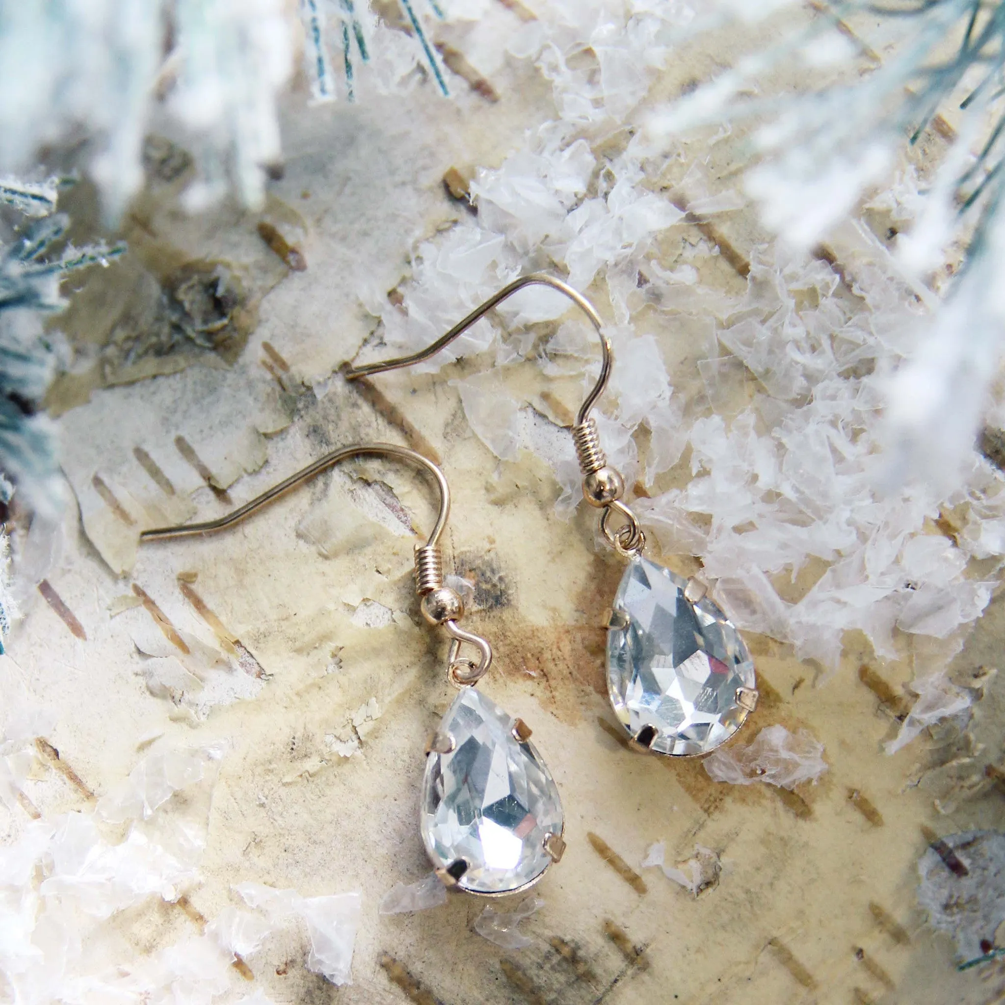 Melted Snow Earrings