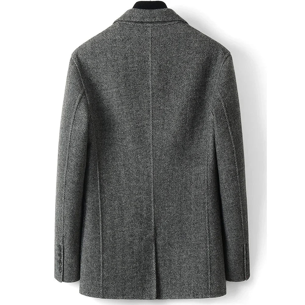 Men's Double-sided Wool Single Breasted Business Casual Autumn Coat