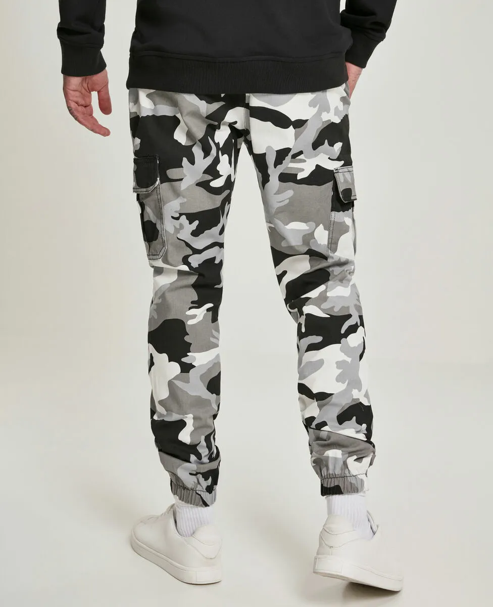 Men's trousers URBAN CLASSICS - Camo - TB3137 - snow camo  -  Metal-shop