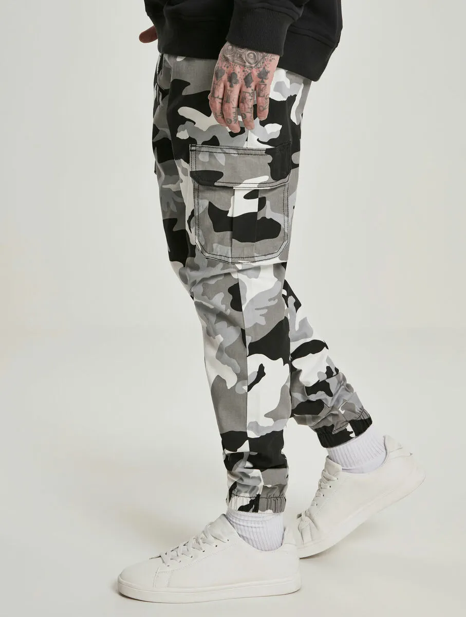 Men's trousers URBAN CLASSICS - Camo - TB3137 - snow camo  -  Metal-shop