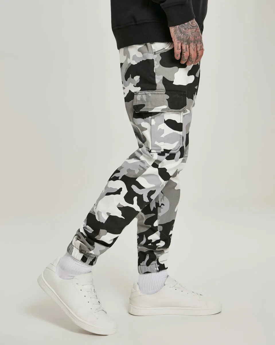 Men's trousers URBAN CLASSICS - Camo - TB3137 - snow camo  -  Metal-shop