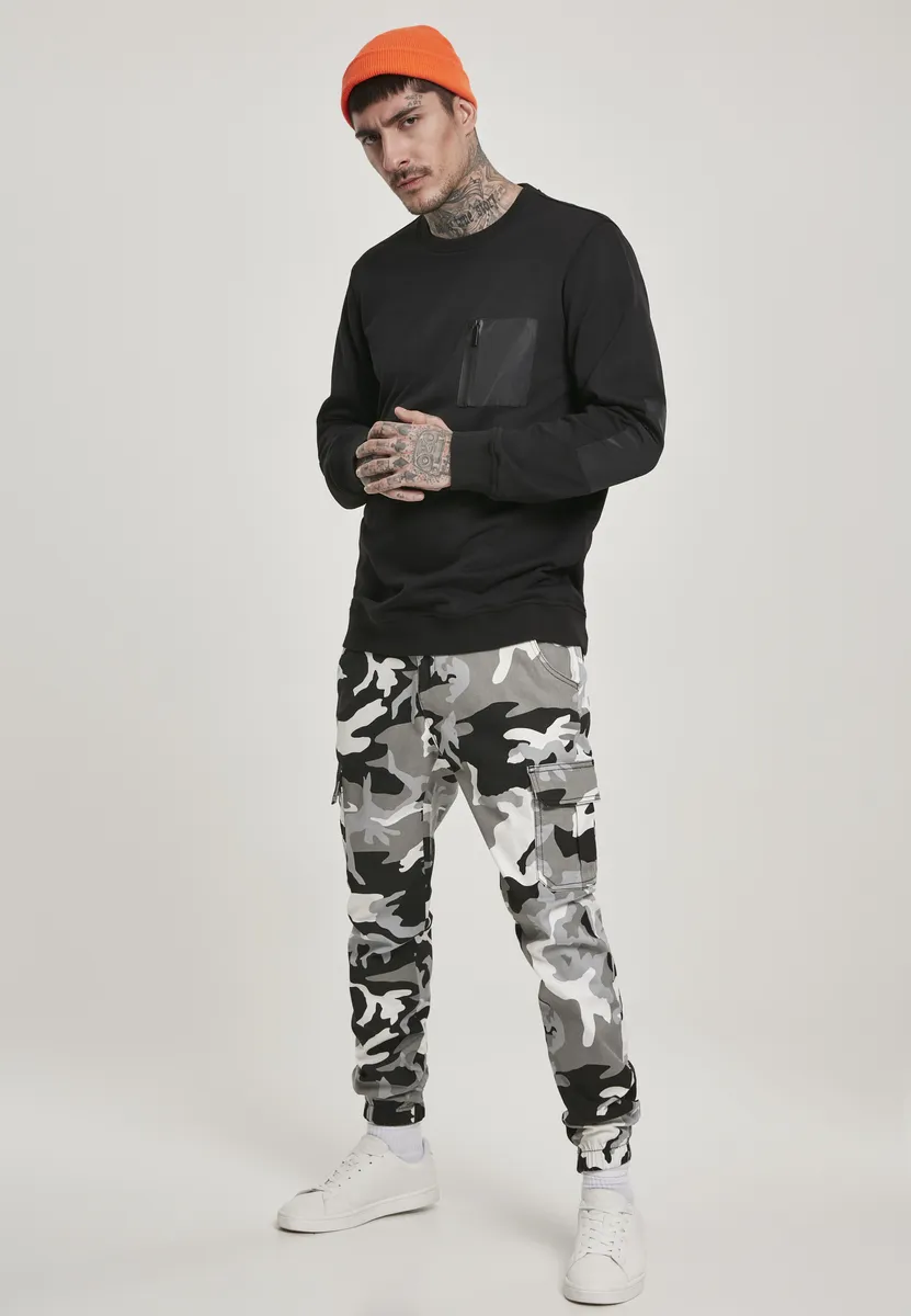 Men's trousers URBAN CLASSICS - Camo - TB3137 - snow camo  -  Metal-shop