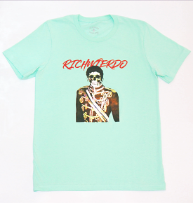 MJ SKULL TEE (MINT)