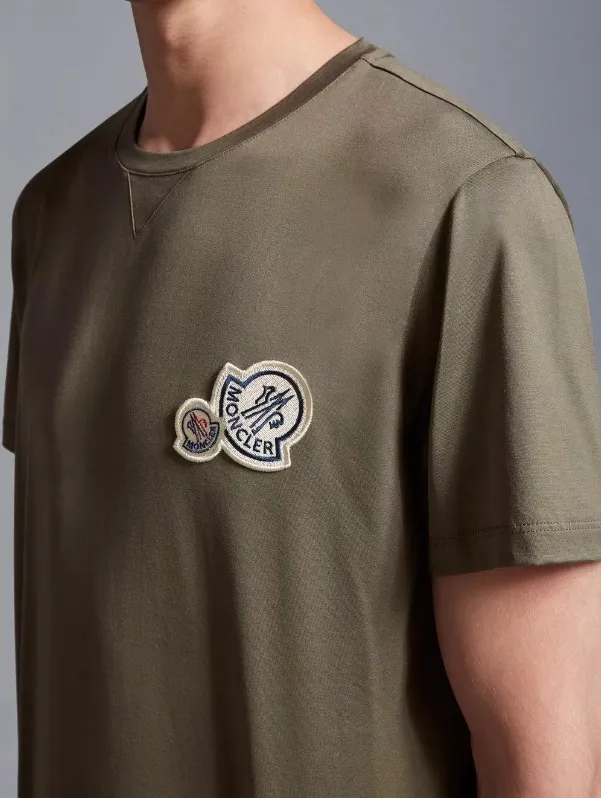 MONCLER  |Double Logo Patch T-Shirt