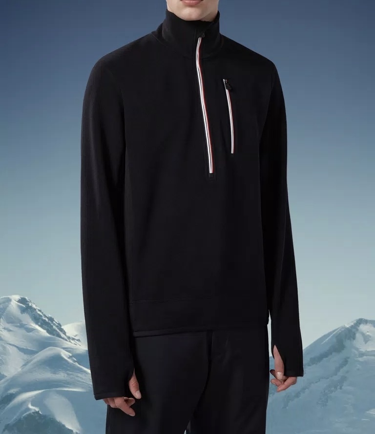 MONCLER  |Fleece Turtleneck Sweater