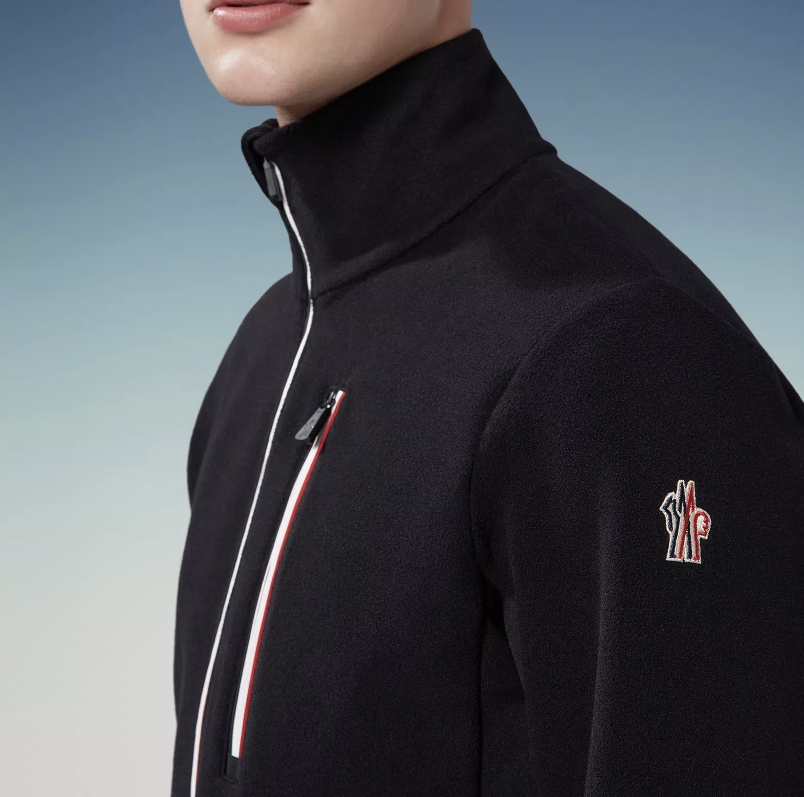 MONCLER  |Fleece Turtleneck Sweater