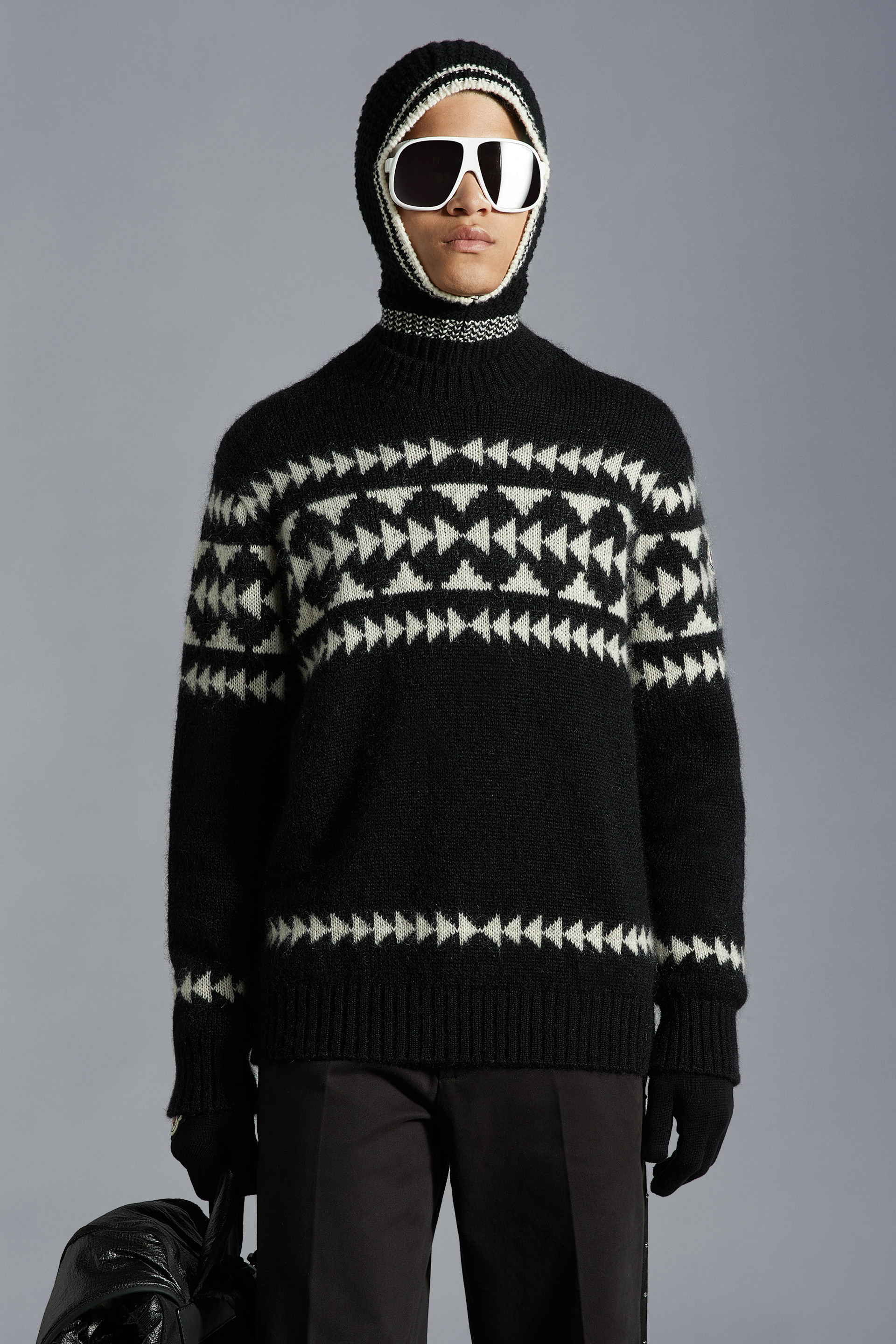 MONCLER  |Mohair Jacquard Sweater