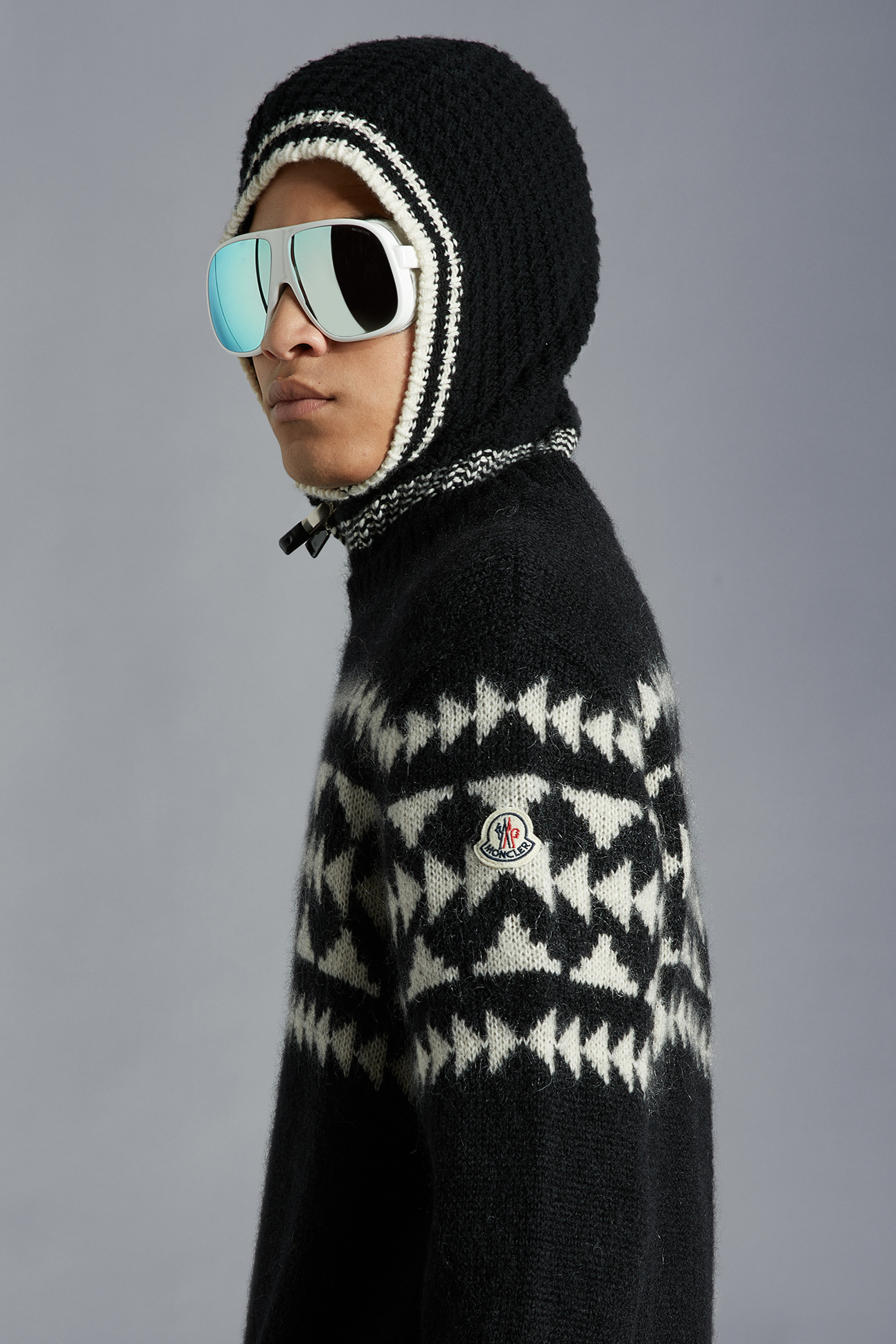 MONCLER  |Mohair Jacquard Sweater