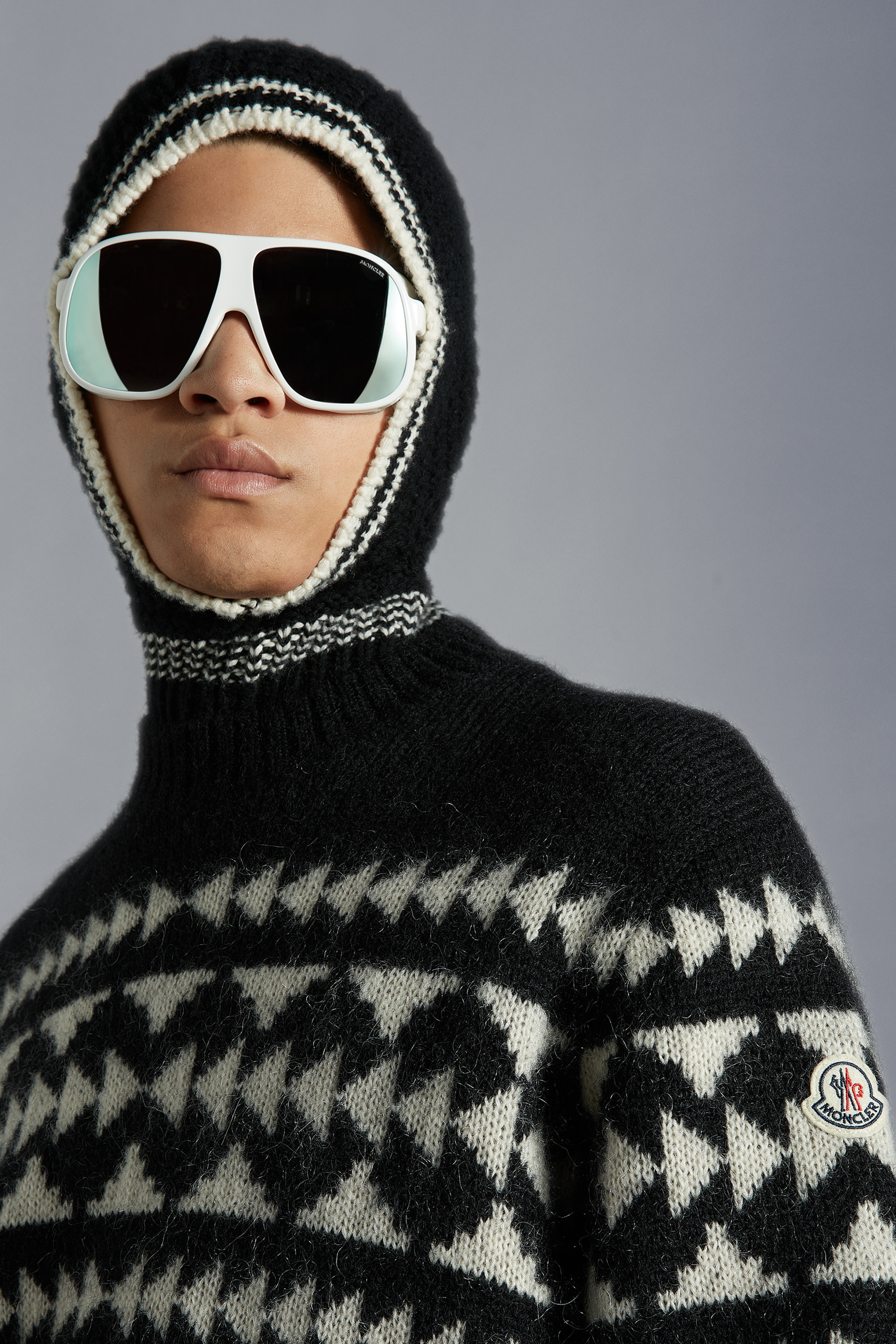 MONCLER  |Mohair Jacquard Sweater