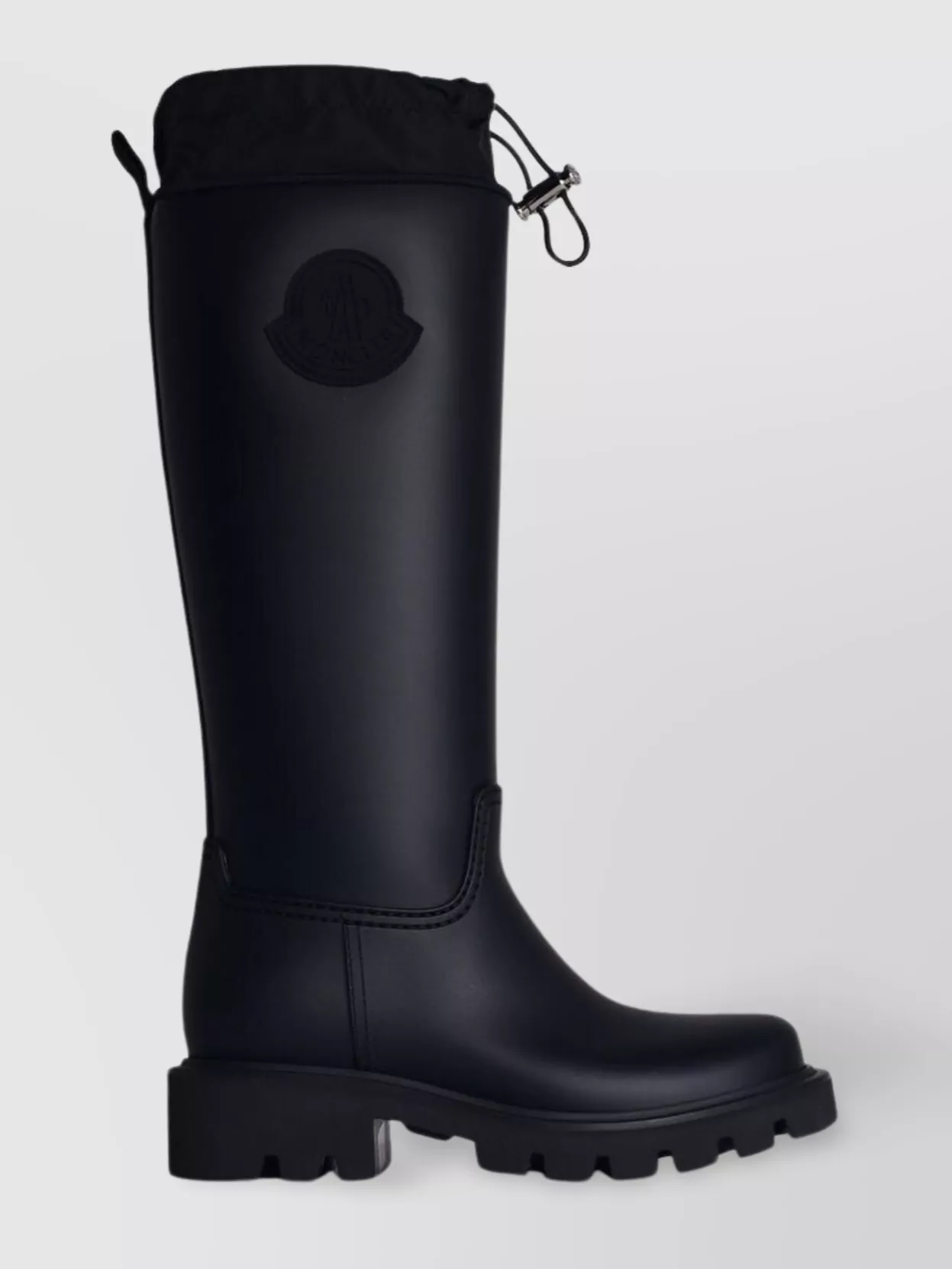 Moncler   'streamkick' leather blend boots