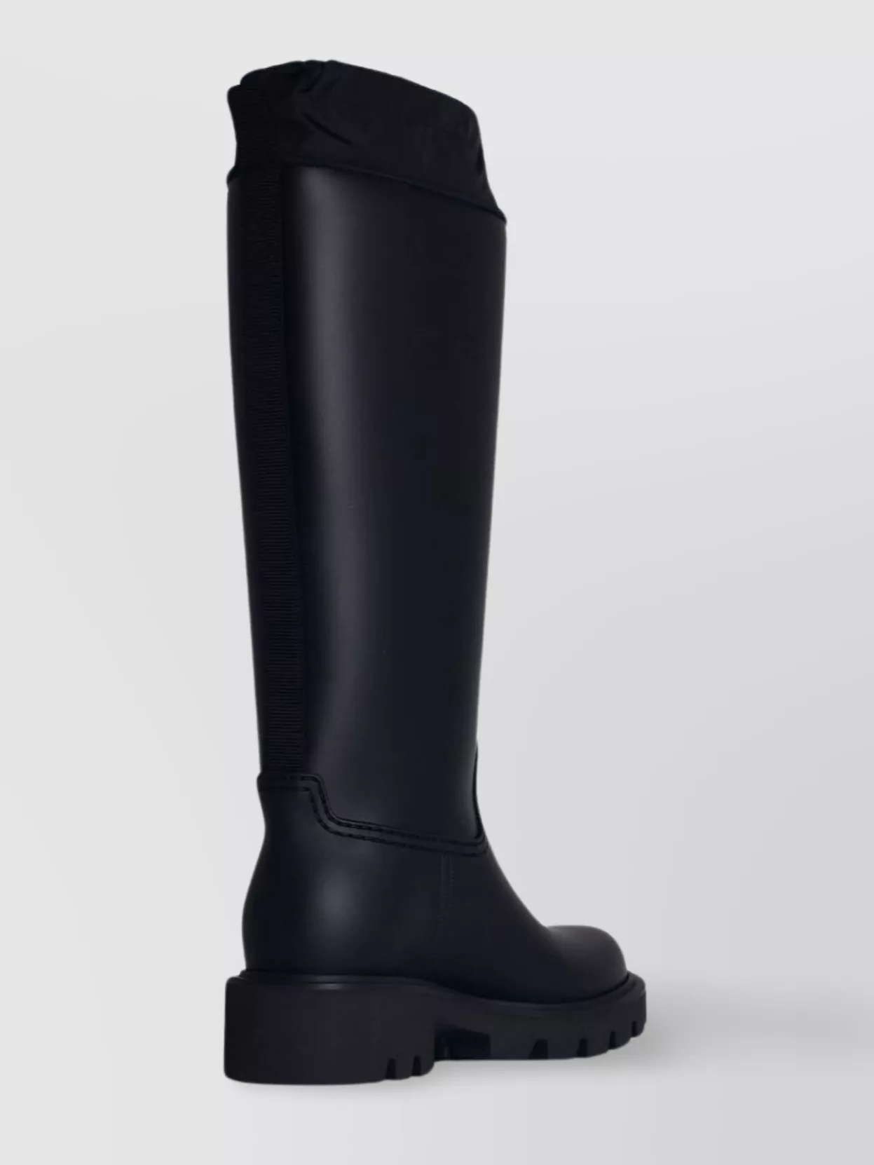 Moncler   'streamkick' leather blend boots