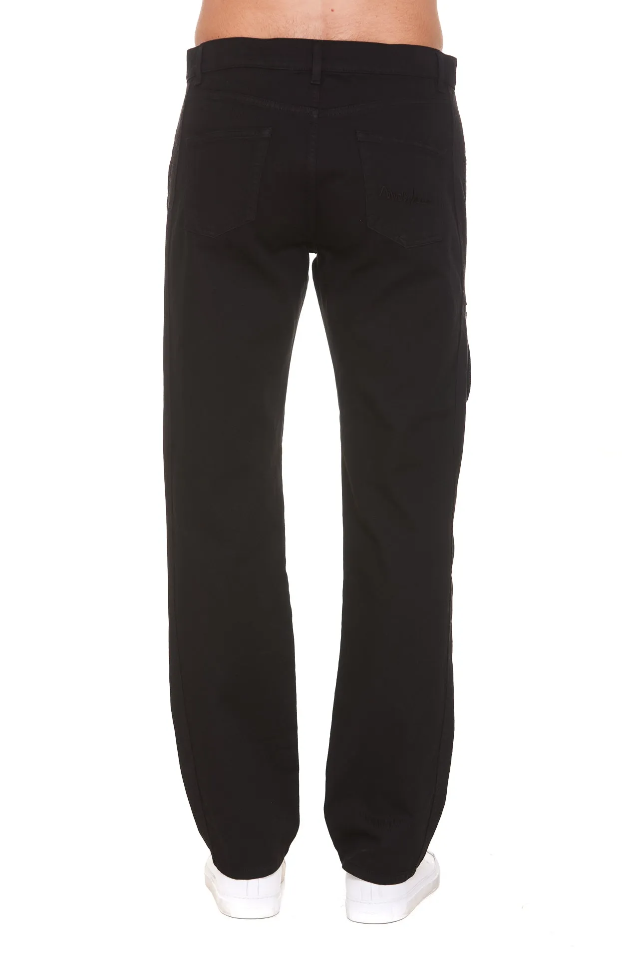 Moschino Straight-Leg Zip Detailed Pants