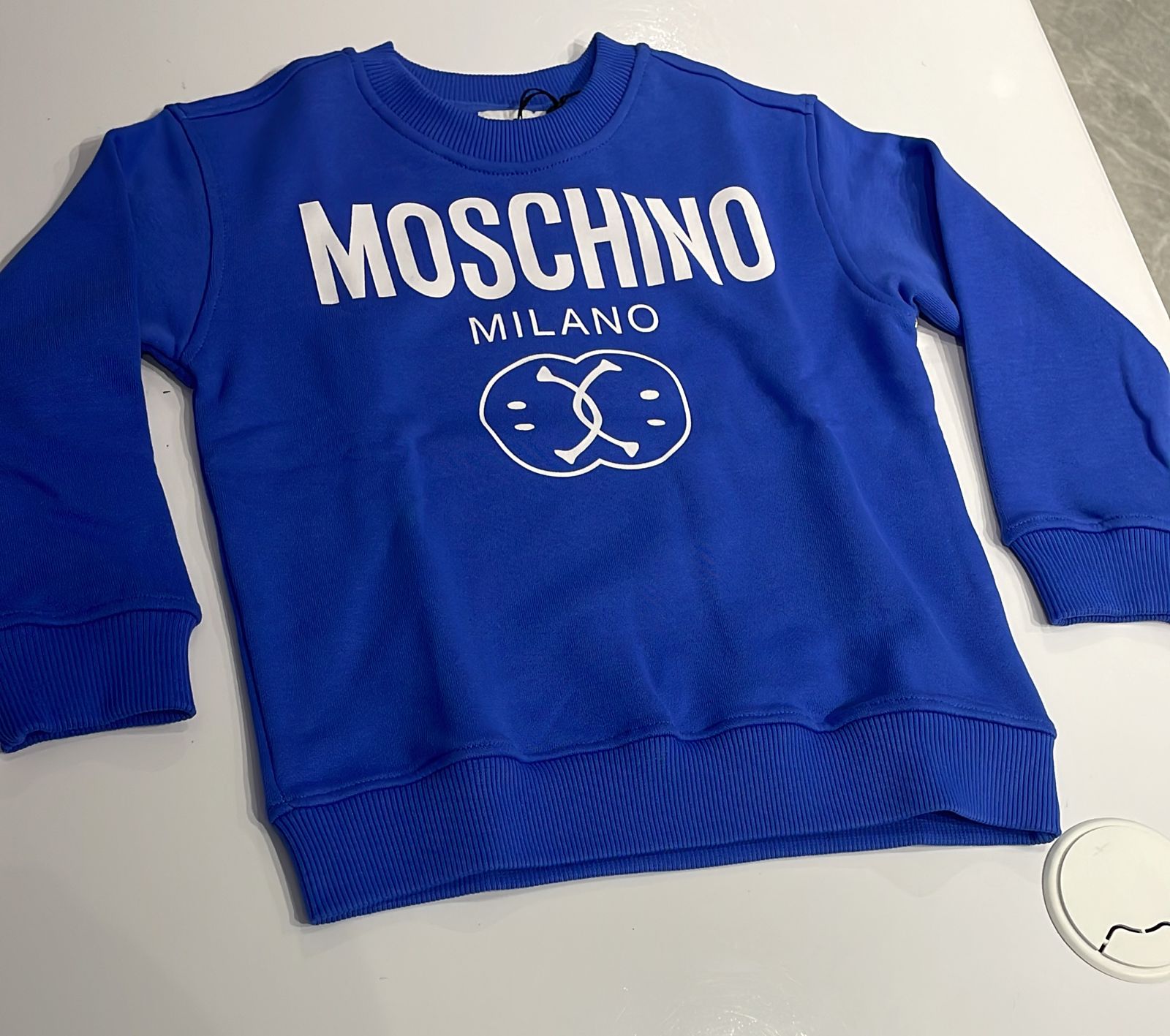 Moschino Sweater Logo Blue