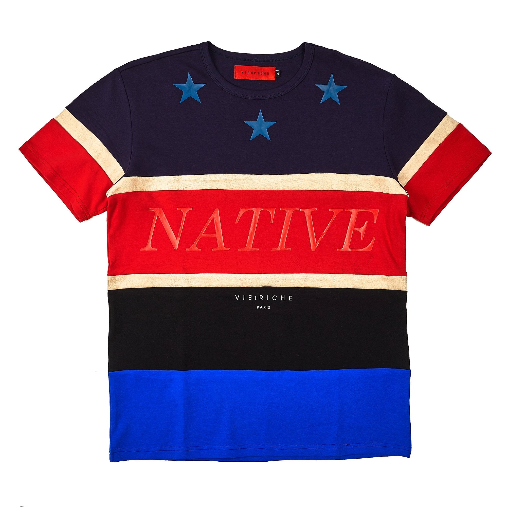 Native Color Block Tee NVY