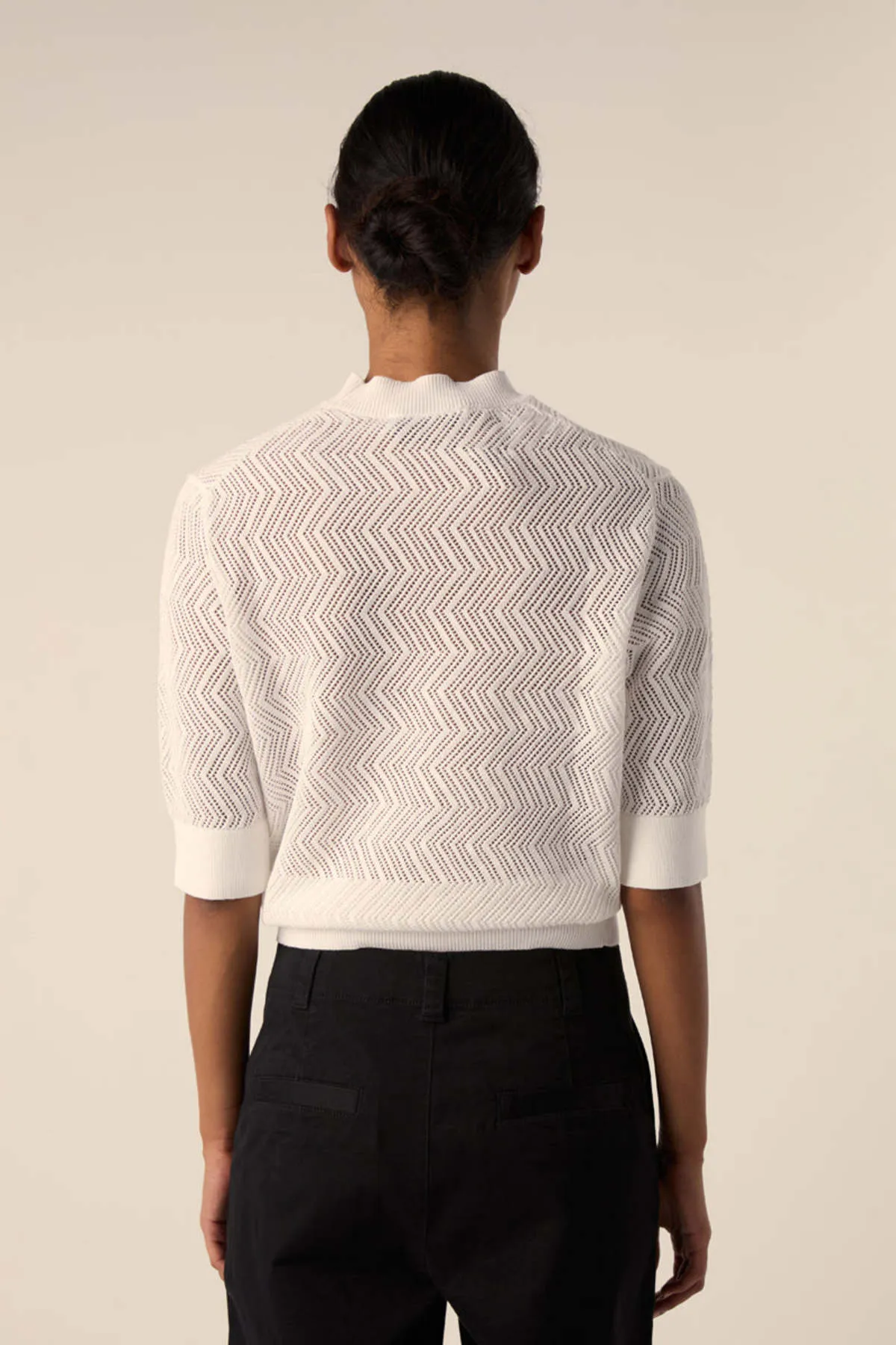 Nicola Knit Sweater - White