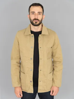 ONI Denim 03501-KHBESF Super Low Tension Khaki-Beige 12oz Coverall Jacket