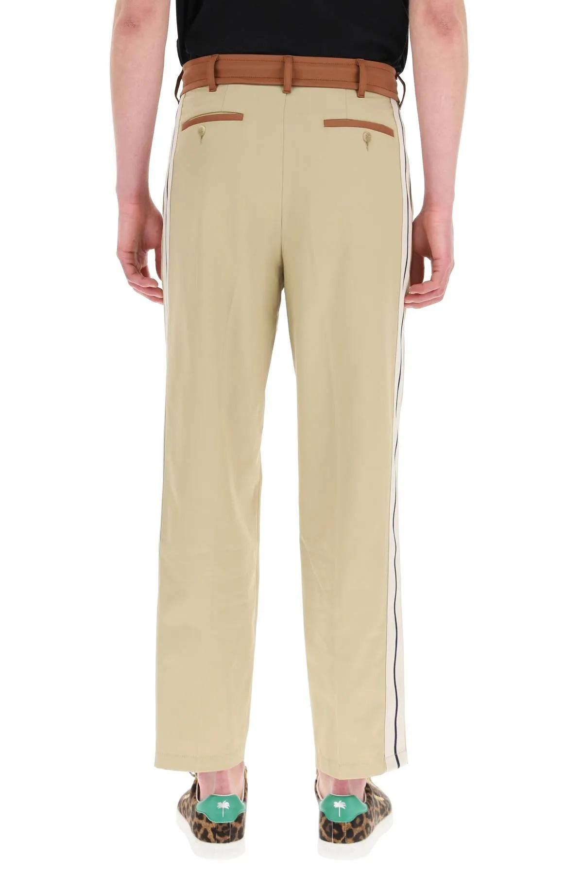 Palm Angels Side Stripe Drawstring Pants