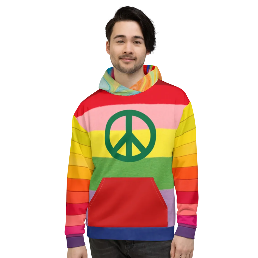 Peace Love & Rainbows Hoody