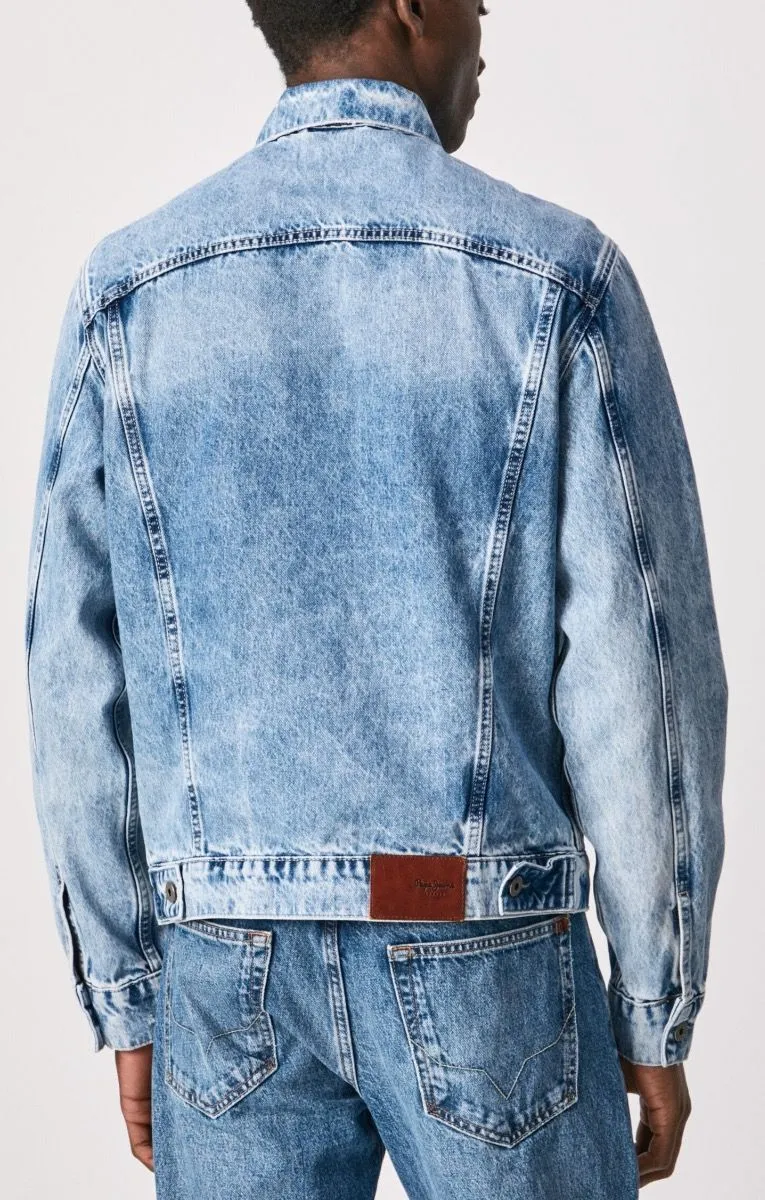 Pepe Jeans Pinner Casual Denim Jacket Denim