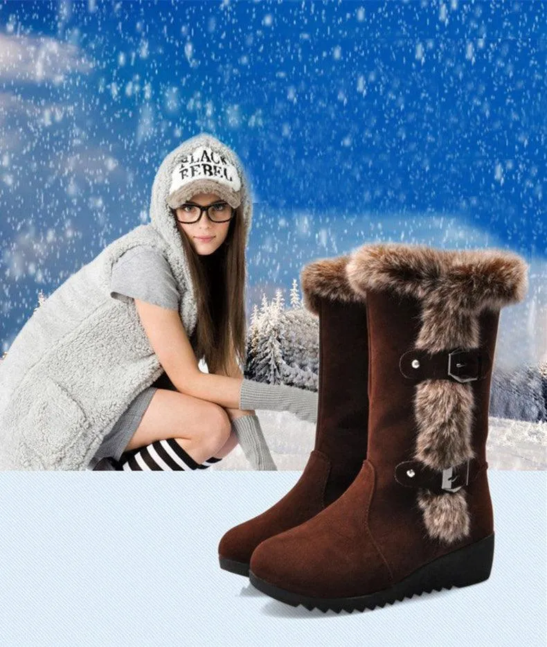 Plush Winter Women Boots