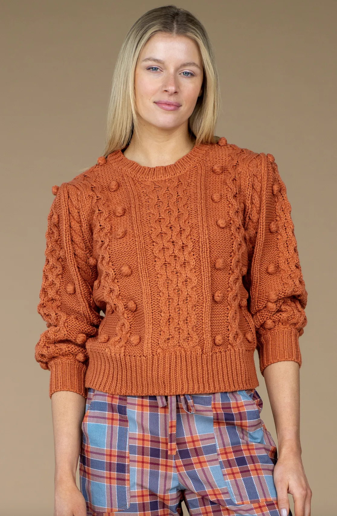 POPPY BUBBLE KNIT SWEATER