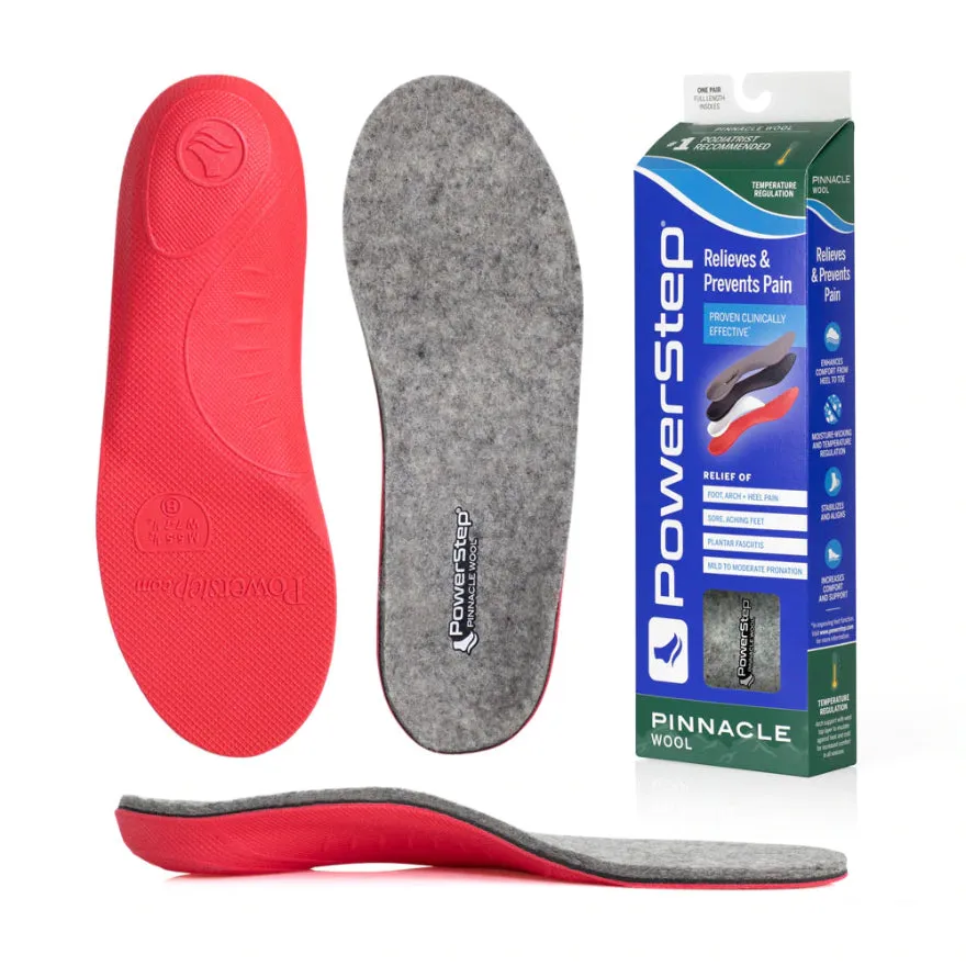 PowerStep Pinnacle Wool Insoles