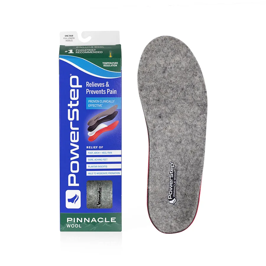 PowerStep Pinnacle Wool Insoles