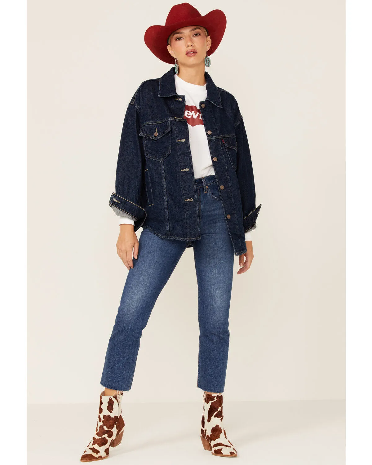 Product Name:  Levi's Women's My Vibe Dark Denim Shirt Jacket