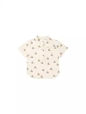 Rylee & Cru - Sailboats Short Sleeve Mason Shirt