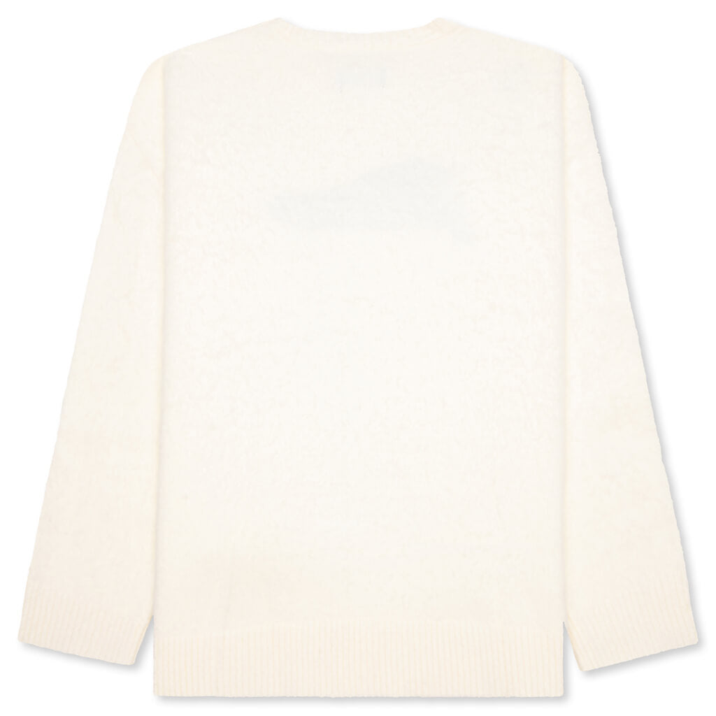 Script Logo Sweater - Cream