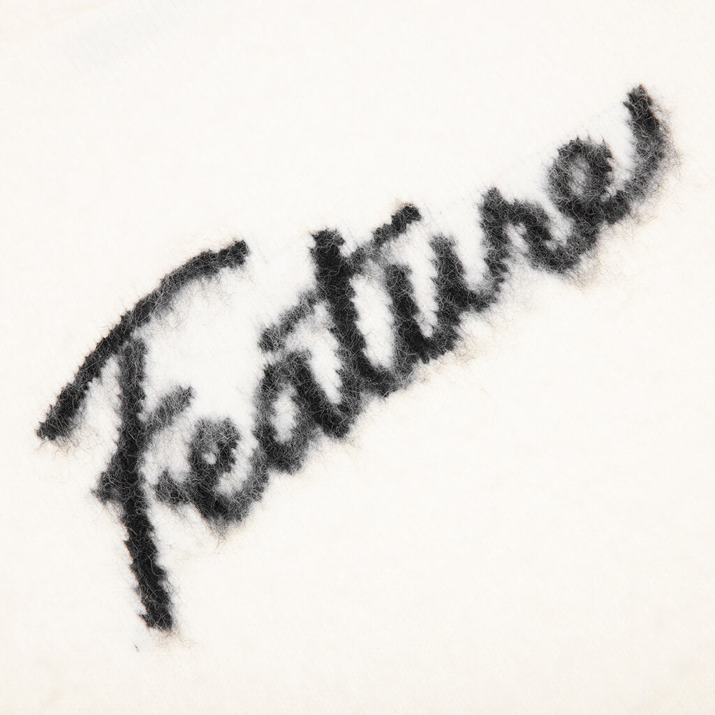 Script Logo Sweater - Cream