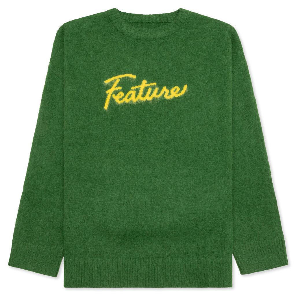 Script Logo Sweater - Green