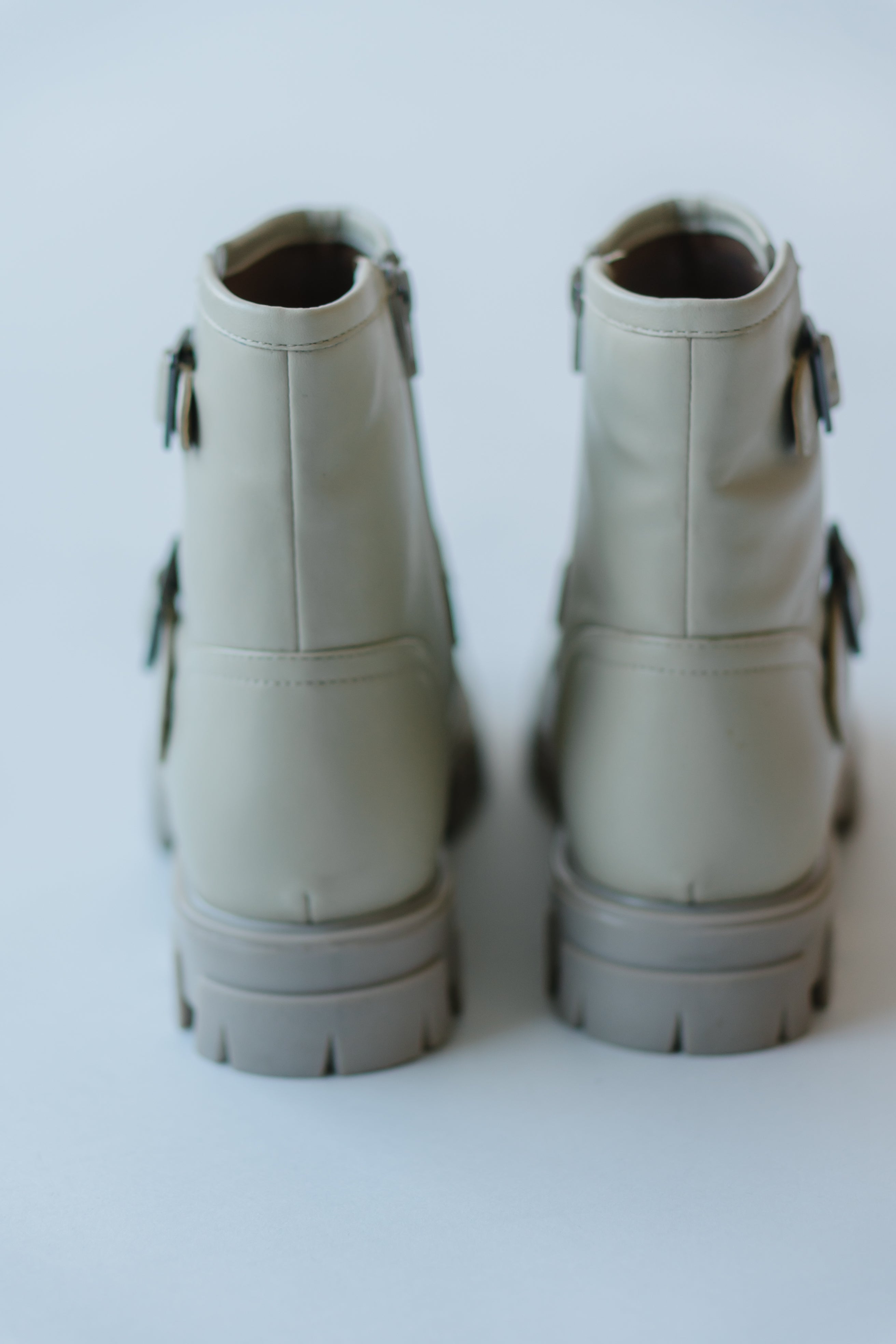 Seychelles: Unbroken Leather Boot in Off White