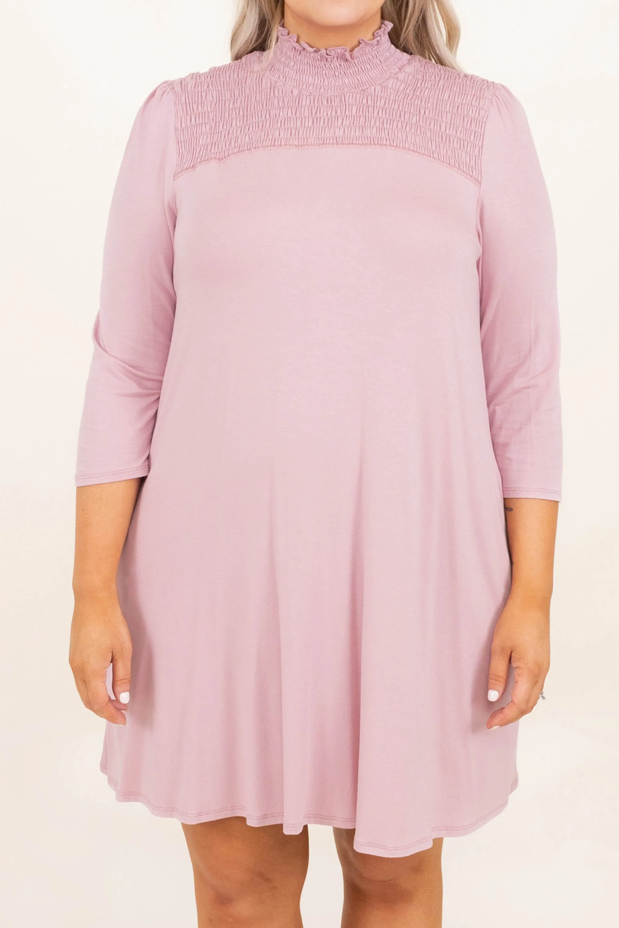 Simply Southern Dress, Dusty Pink