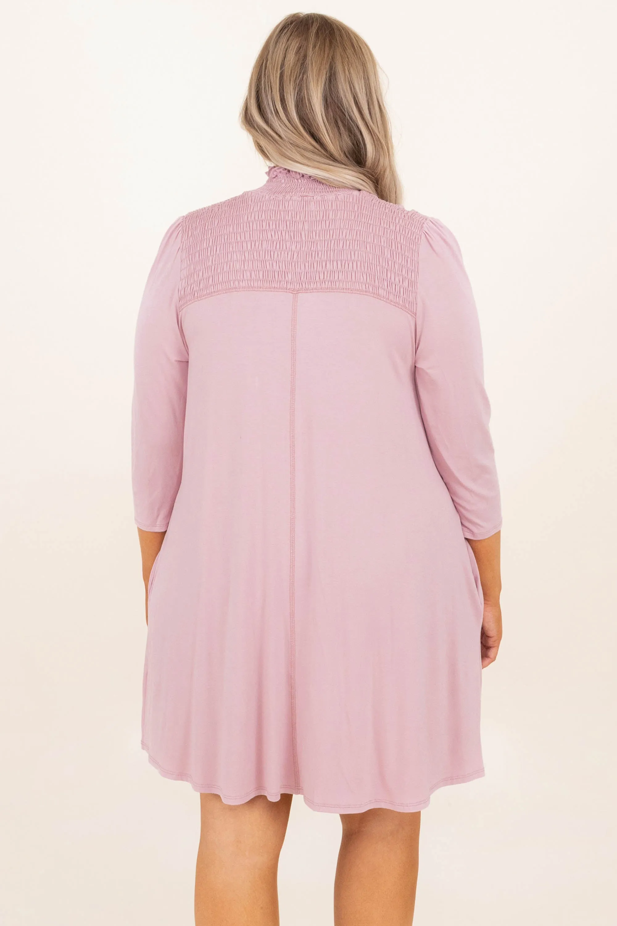 Simply Southern Dress, Dusty Pink