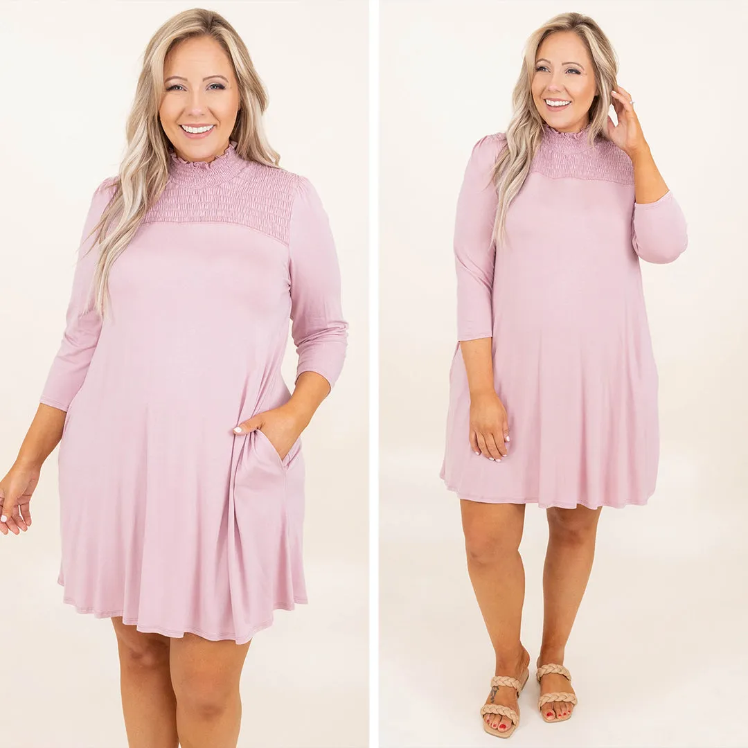 Simply Southern Dress, Dusty Pink